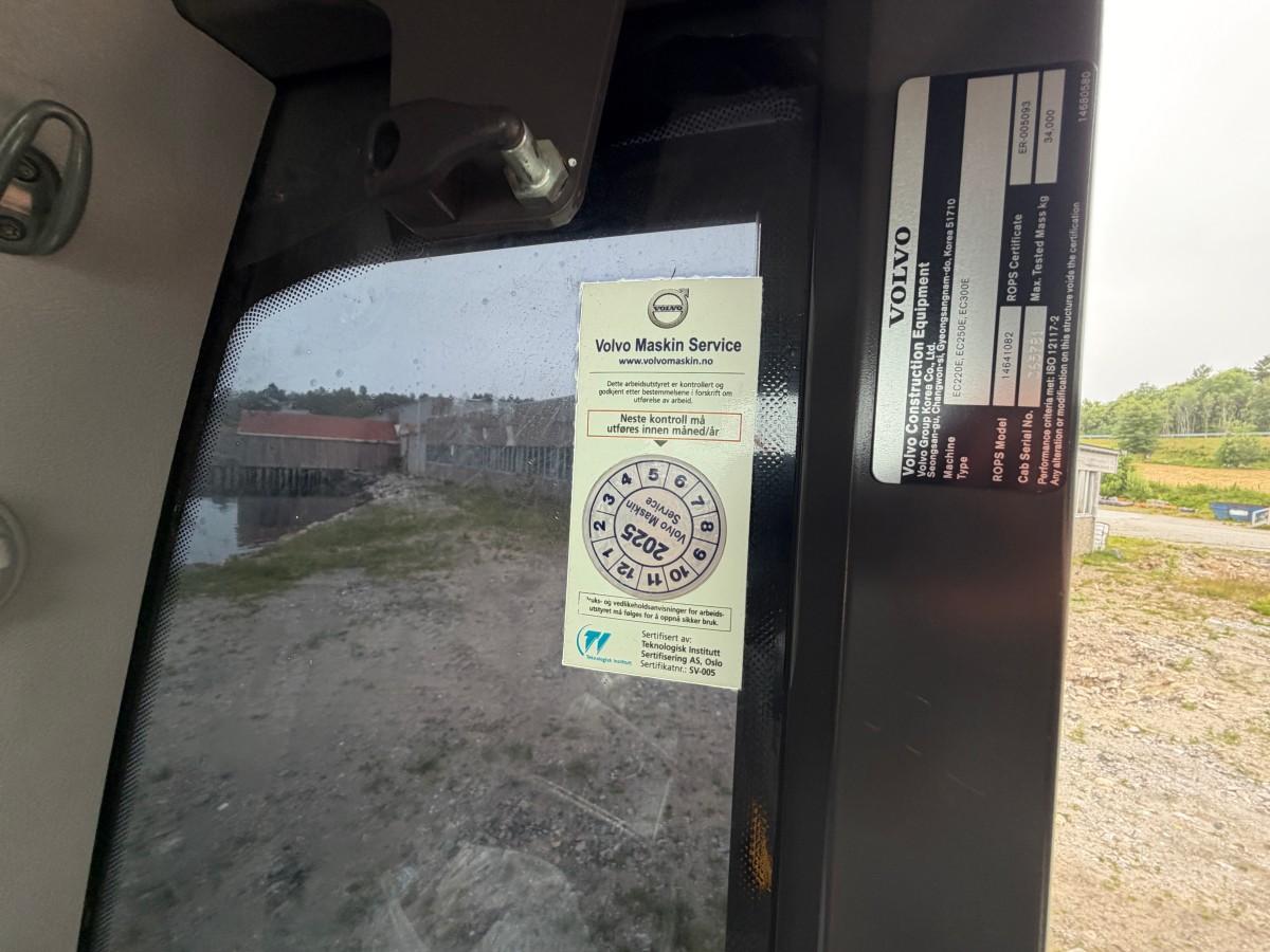 2019 Volvo EC300EL - Maskinstyring - 10185 Timer