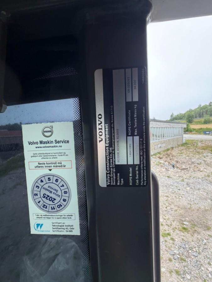 2019 Volvo EC300EL - Maskinstyring - 10185 Timer