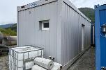 2015 Uniteam garderobe brakke m/WC og dusj