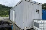 2015 Uniteam garderobe brakke m/WC og dusj