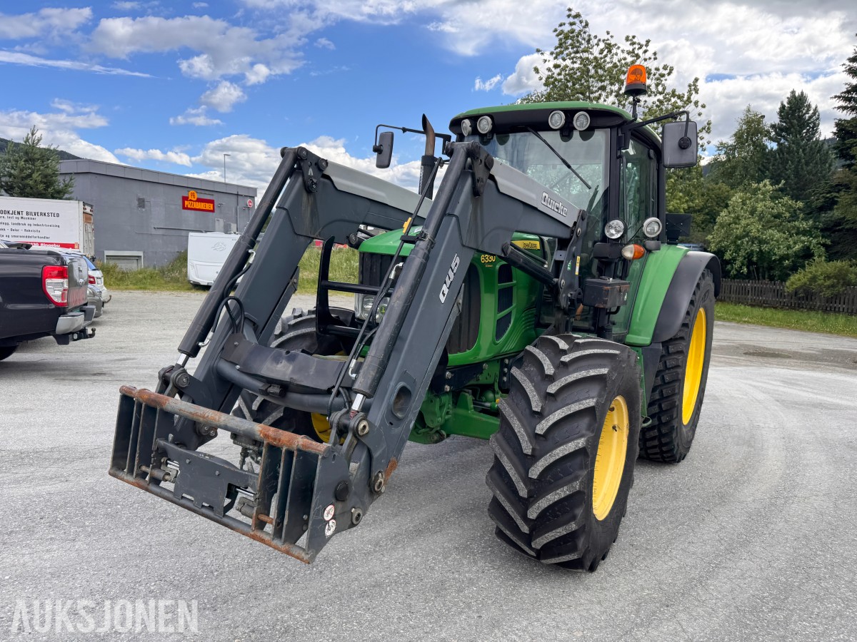 2011 John Deere 6330 Premium med Quicke Q45 laster