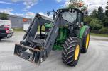 2011 John Deere 6330 Premium med Quicke Q45 laster