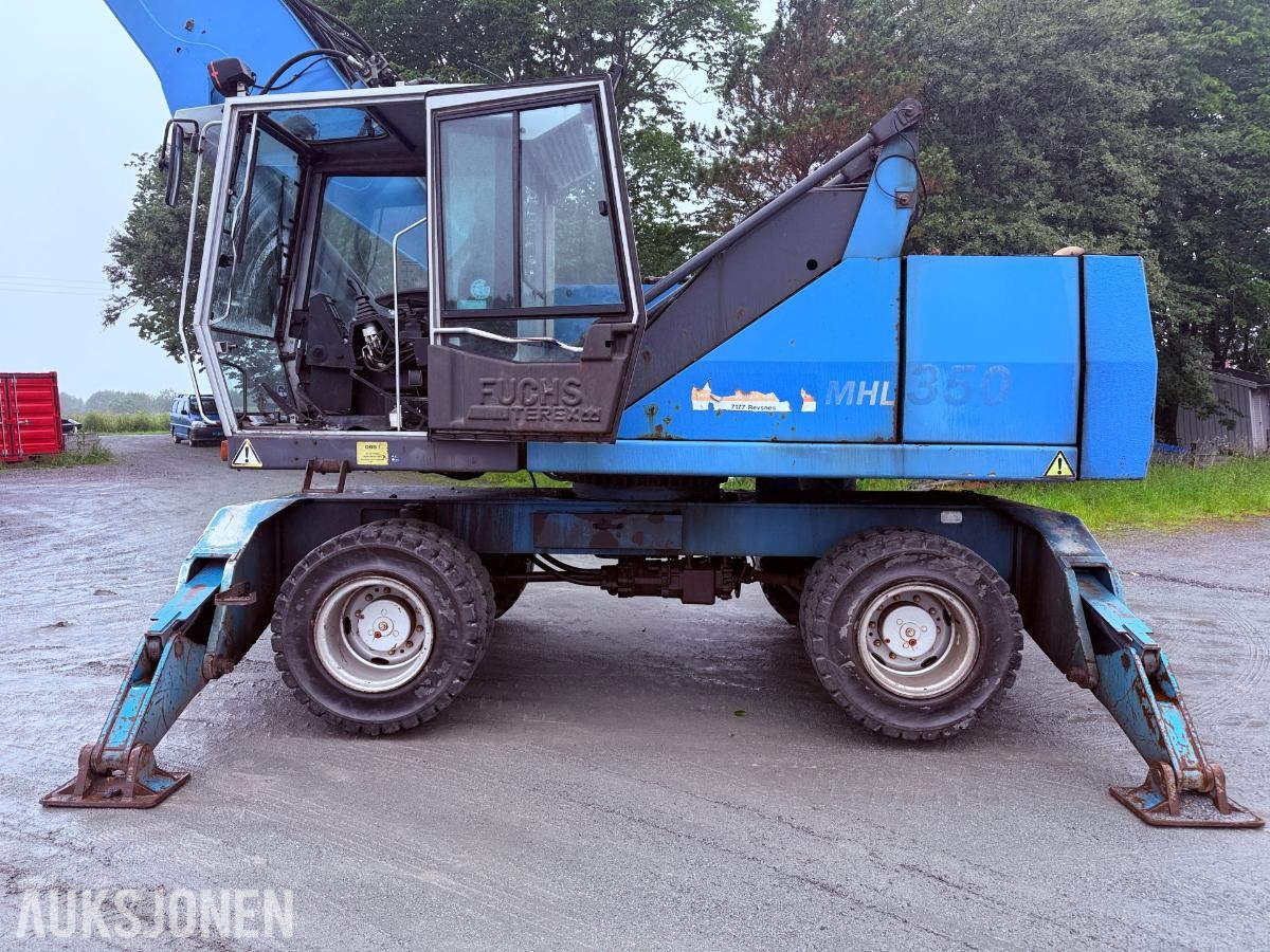 2006 TEREX FUCHS MHL 350 Hjulgraver / Materialhåndterer m/rotorgrabb