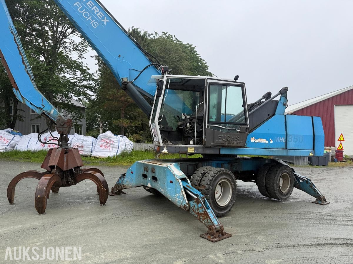 2006 TEREX FUCHS MHL 350 Hjulgraver / Materialhåndterer m/rotorgrabb