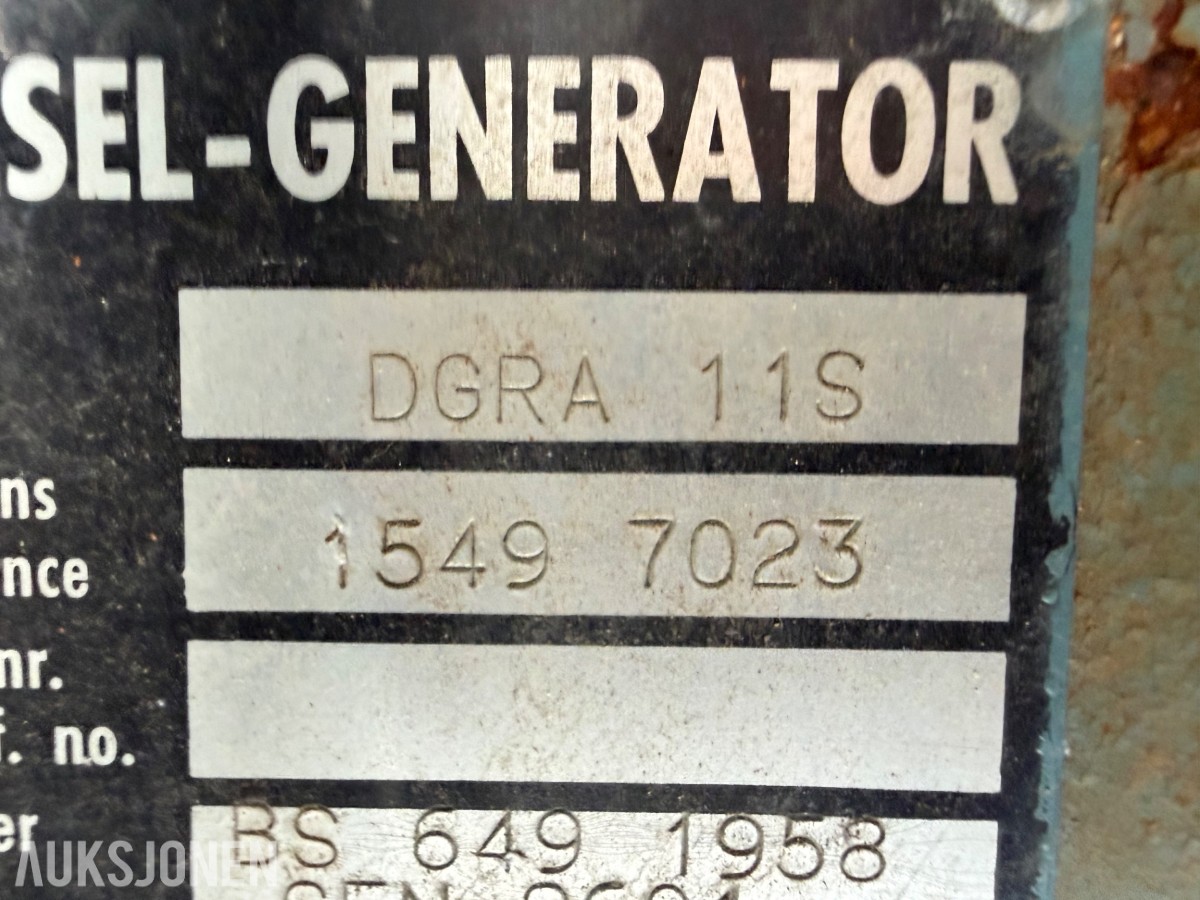 ASEA 150 kva Strømaggregat 230 volt