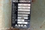 ASEA 150 kva Strømaggregat 230 volt