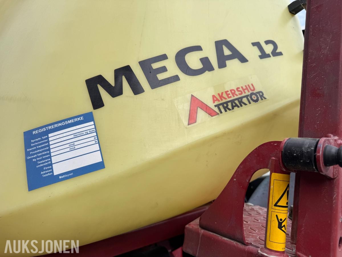 2024 Hardi Mega 1200 Sprøyte, 15 m bom, RTK/GPS seksjonskontroll