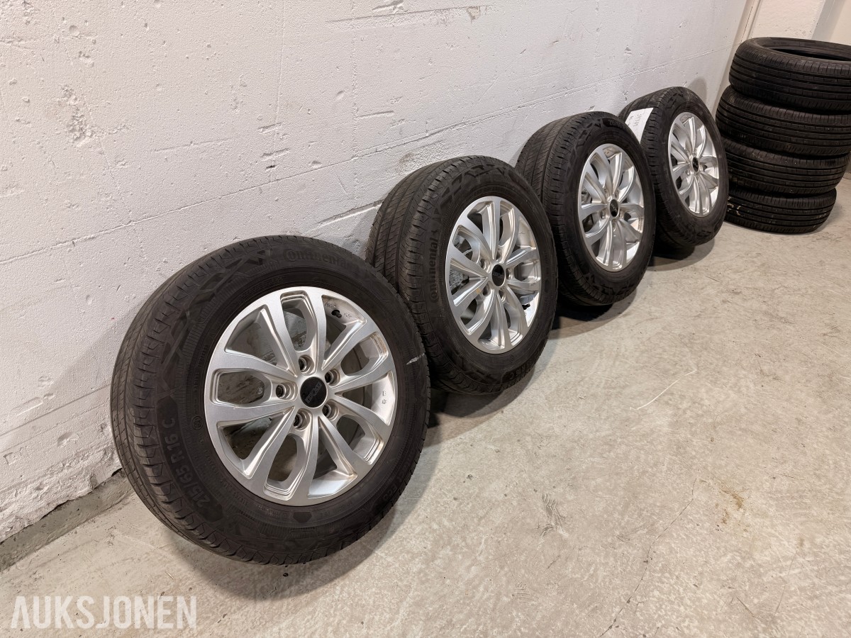 Felger og dekk, 215/65 R16C og 205/60 R16