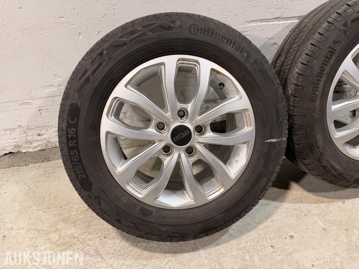 Felger og dekk, 215/65 R16C og 205/60 R16