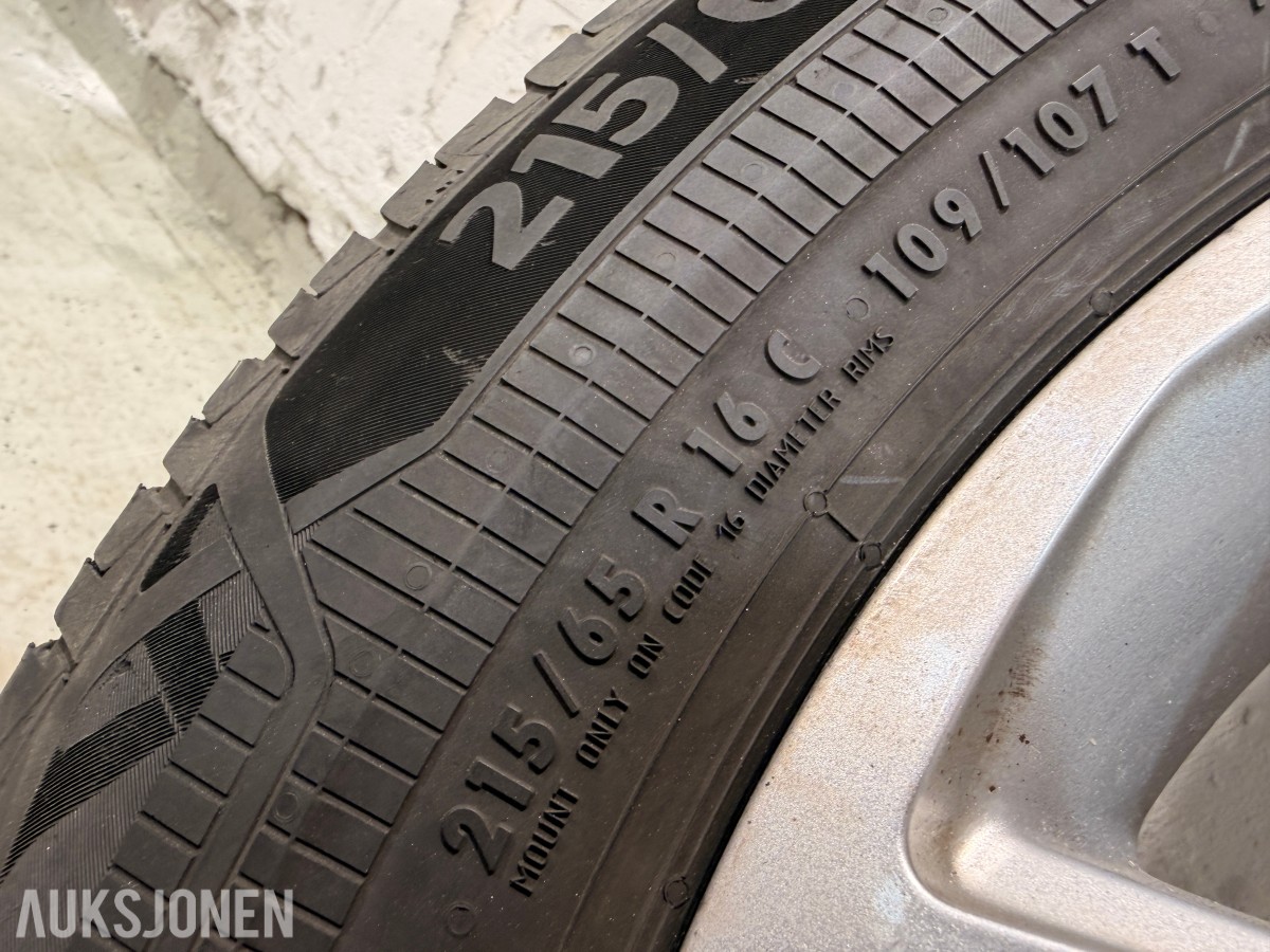 Felger og dekk, 215/65 R16C og 205/60 R16