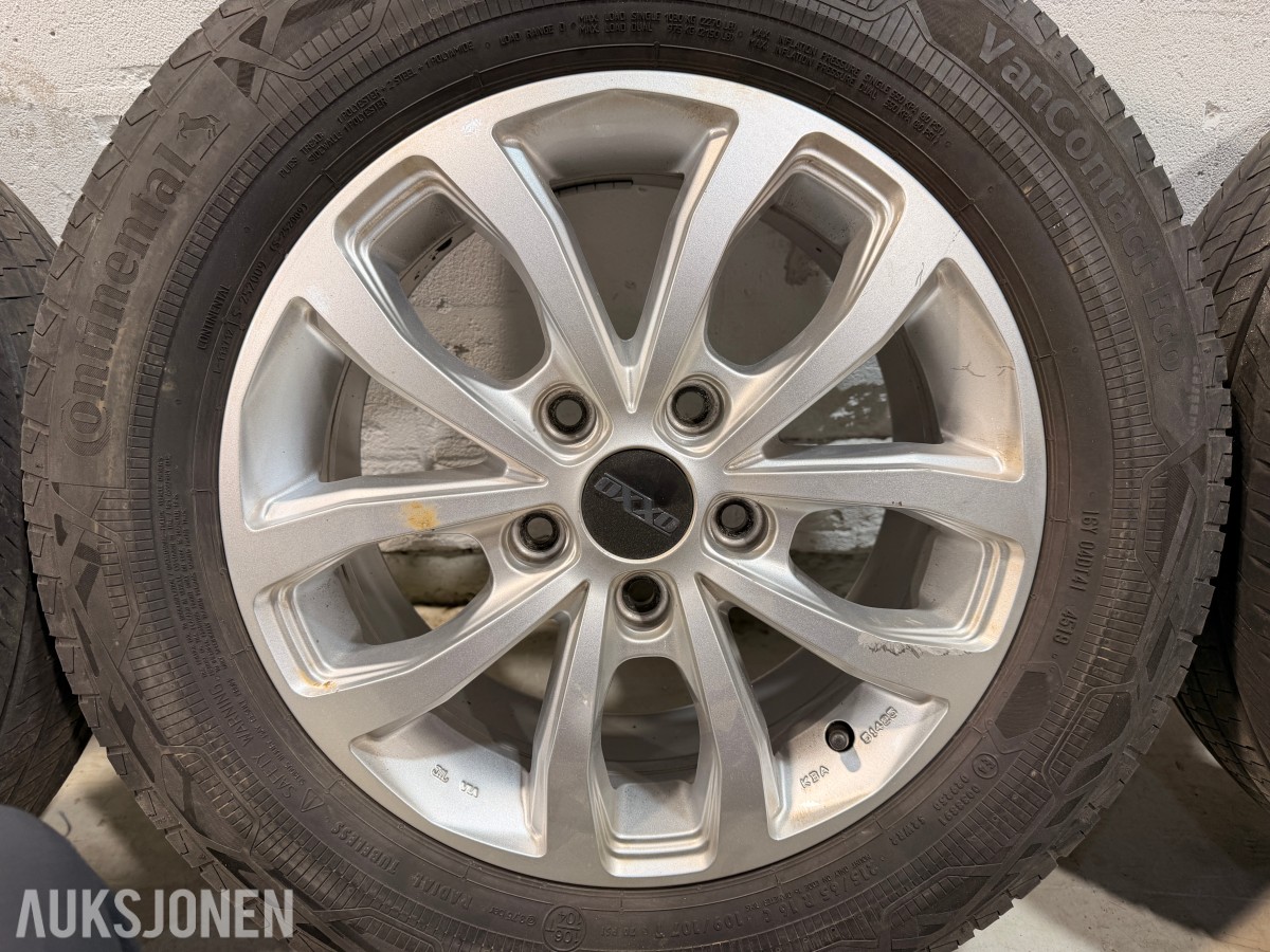 Felger og dekk, 215/65 R16C og 205/60 R16