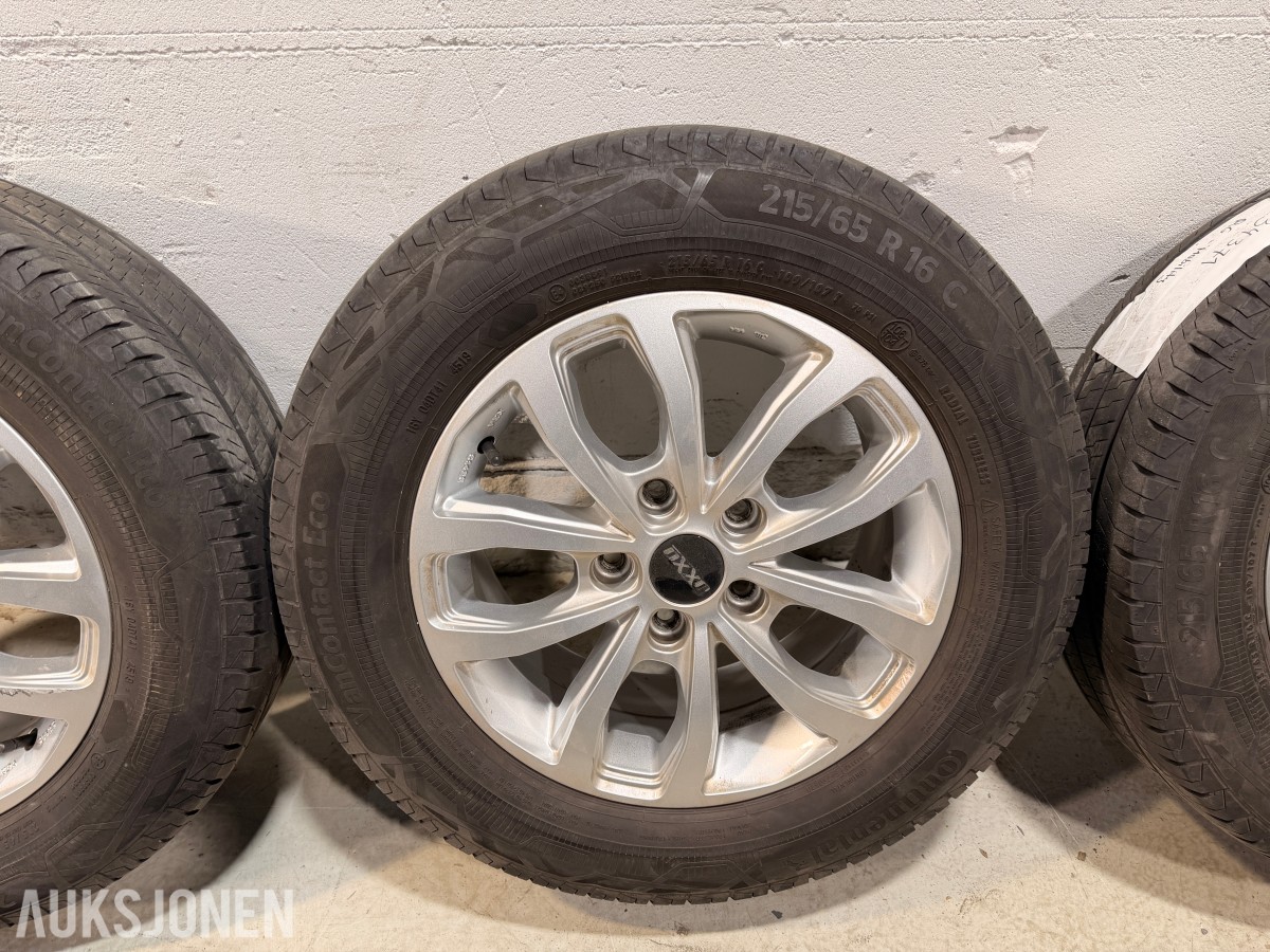 Felger og dekk, 215/65 R16C og 205/60 R16