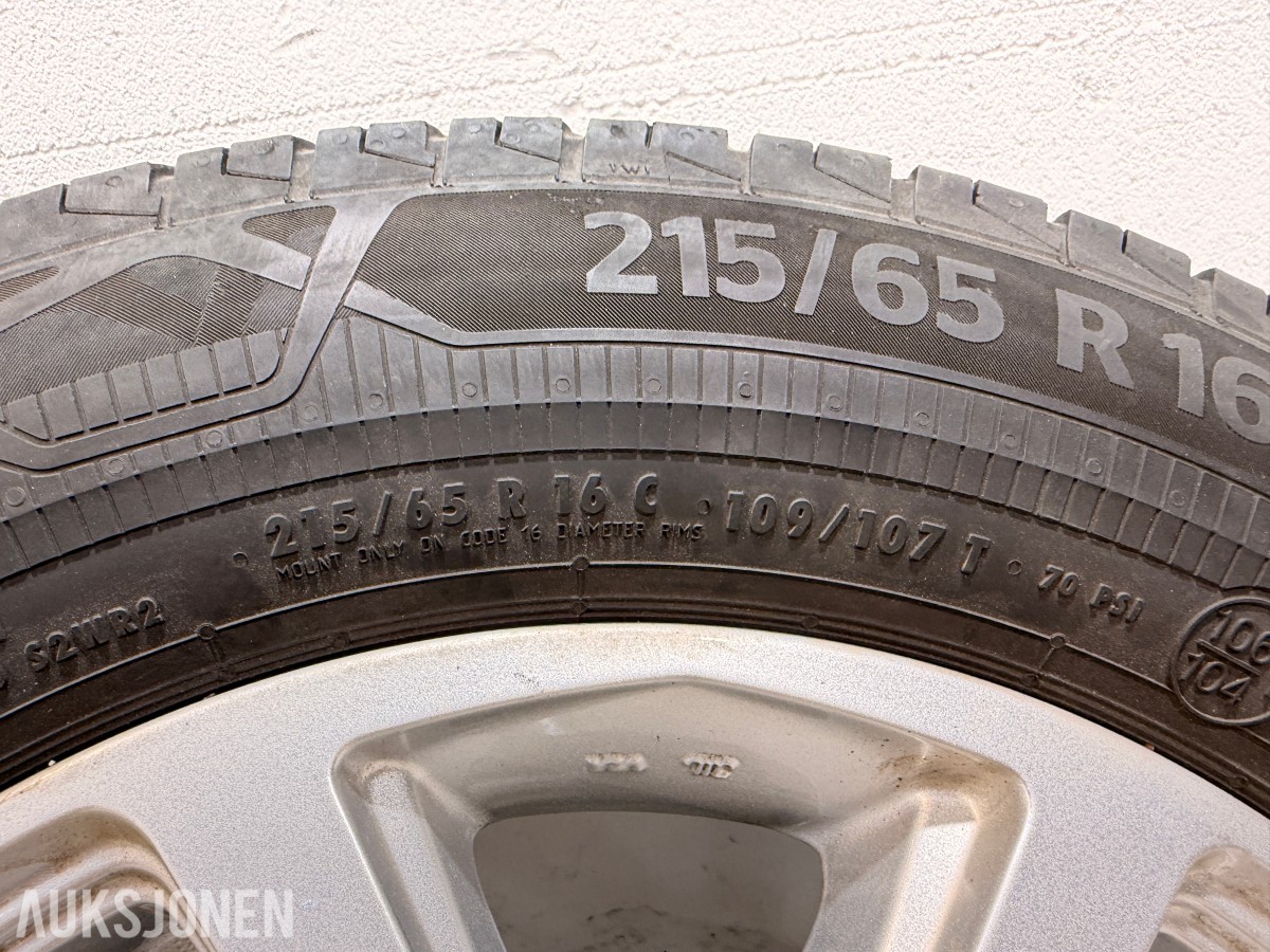 Felger og dekk, 215/65 R16C og 205/60 R16