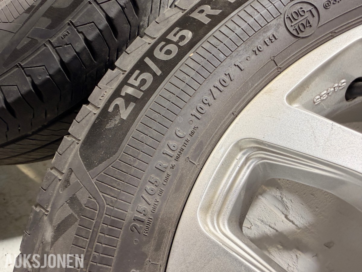 Felger og dekk, 215/65 R16C og 205/60 R16