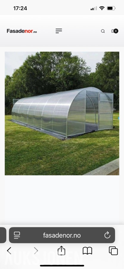 2026 DRIVHUS TUNEL 600x400x200CM - 24M2 600400