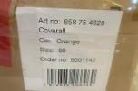 231 stk Univern Coverall orange str 48/50/60