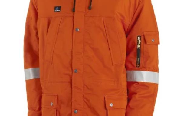 70 stk Univern Parkas Offshore Fôret oransje str 3XL