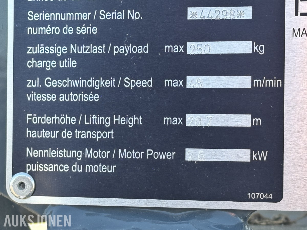 2022 Böcker Materialheis/Taksteinheis Simply 21/1-5 /