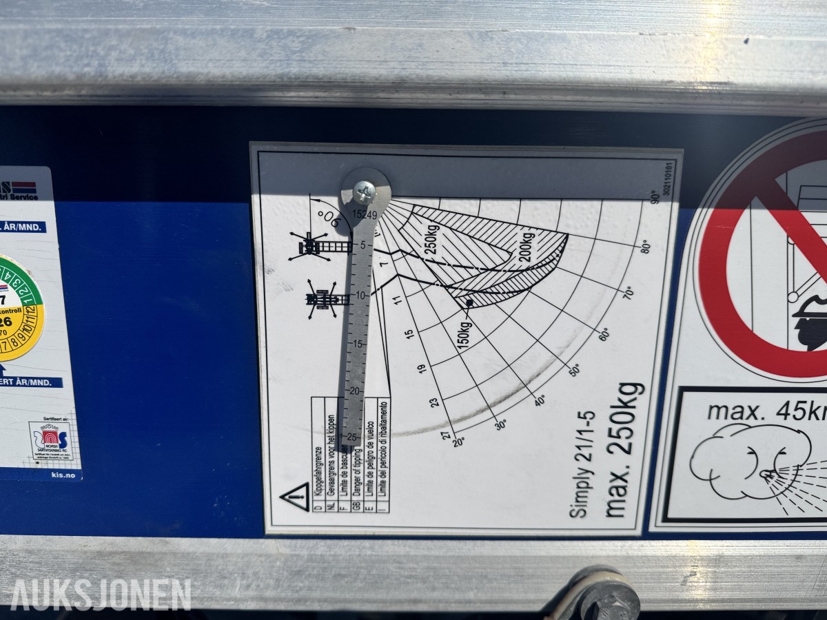 2022 Böcker Materialheis/Taksteinheis Simply 21/1-5 /