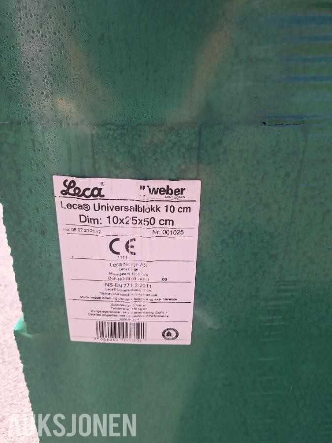 LECA UNIVERSALBLOKK 10X25X50CM