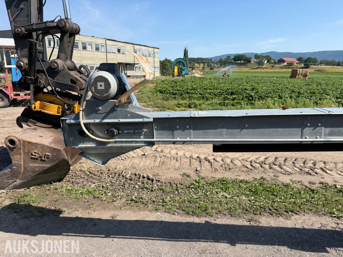 Kornelevator / transportbånd elektrisk m/hyd hev/senk