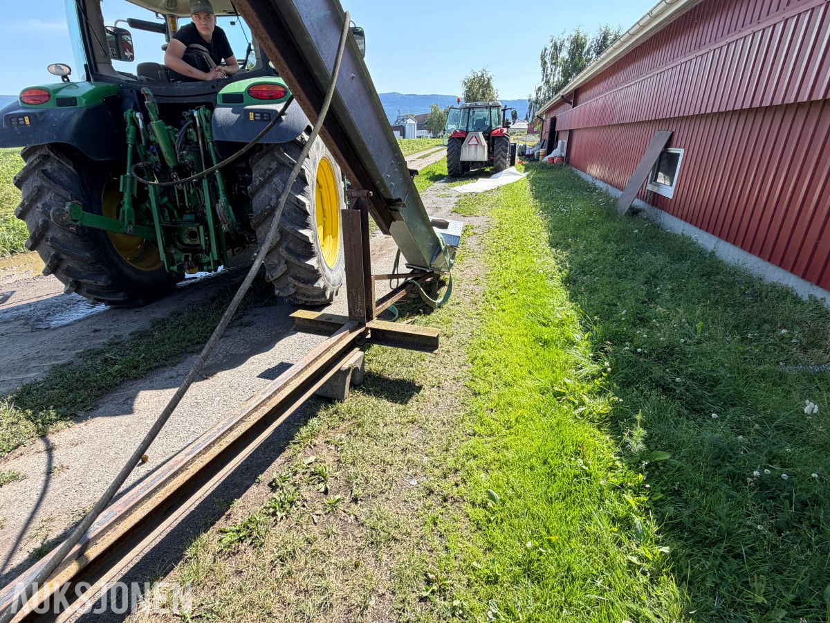 Kornelevator / transportbånd elektrisk m/hyd hev/senk