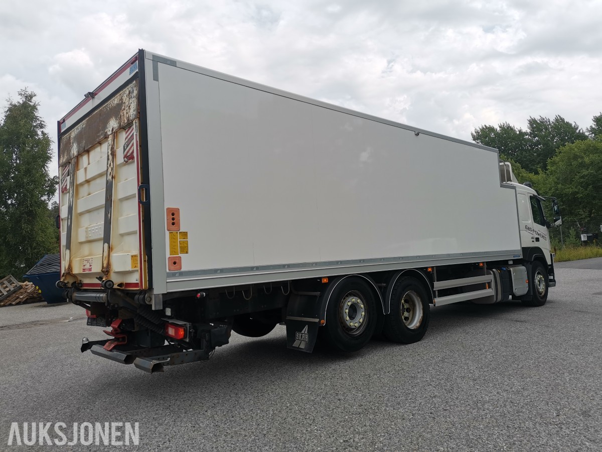 2019 Volvo FM 460 LNG 6x2 kjølebil – Carrier – Zepro bakløfter – I-Shift