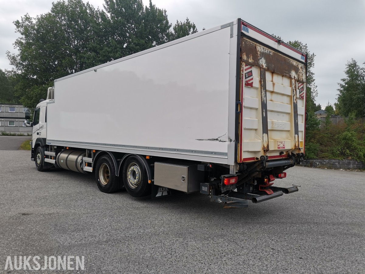 2019 Volvo FM 460 LNG 6x2 kjølebil – Carrier – Zepro bakløfter – I-Shift