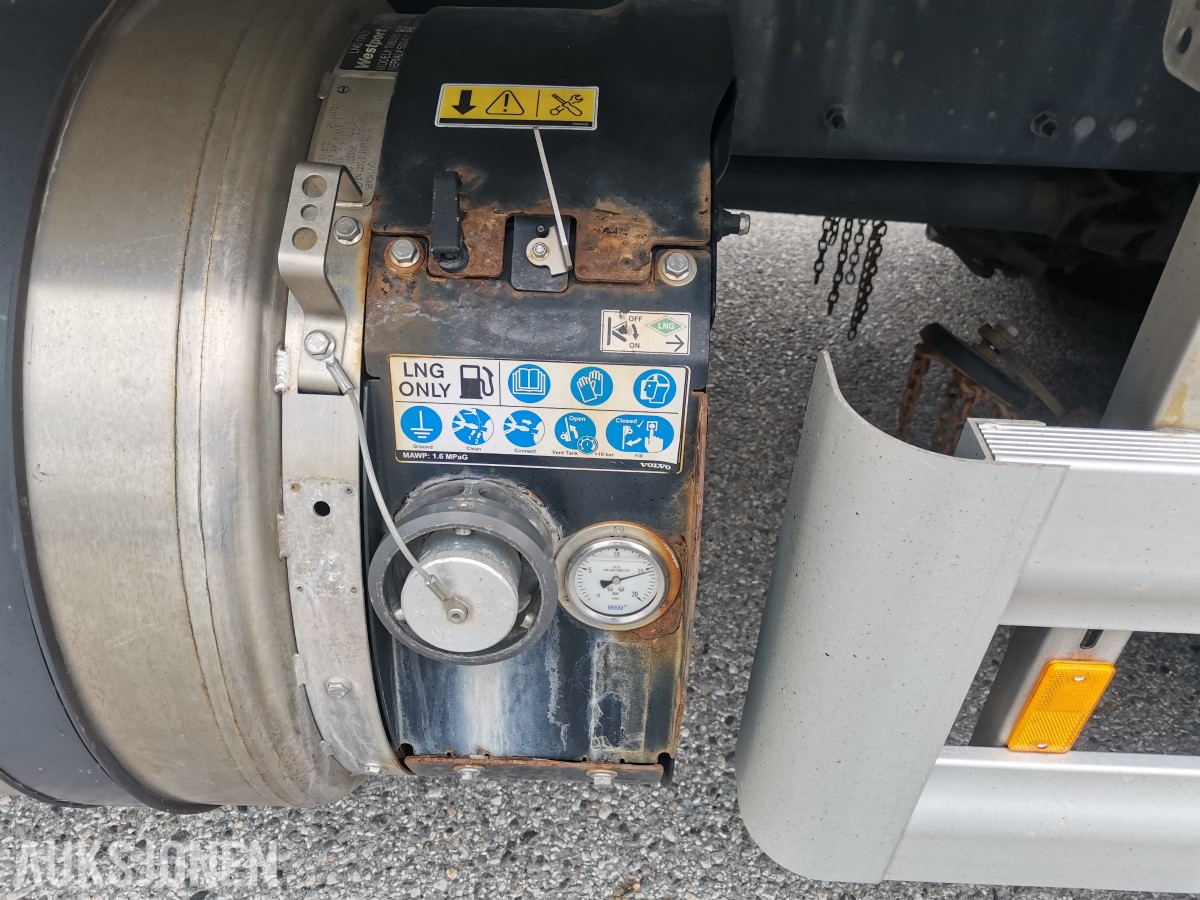 2019 Volvo FM 460 LNG 6x2 kjølebil – Carrier – Zepro bakløfter – I-Shift