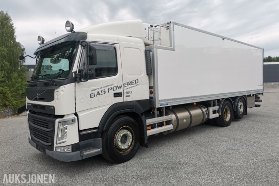 2019 Volvo FM 460 LNG 6x2 kjølebil – Carrier – Zepro bakløfter – I-Shift