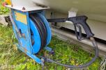 Krokflak med vanntank, pumpe og spyleutstyr