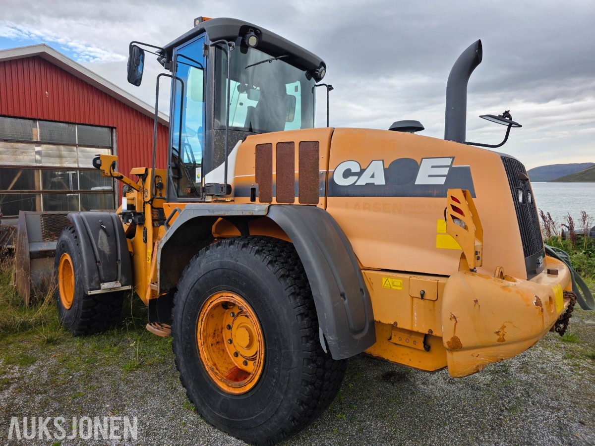 2011 Case 721F Hjullaster med skuff, 9530 timer