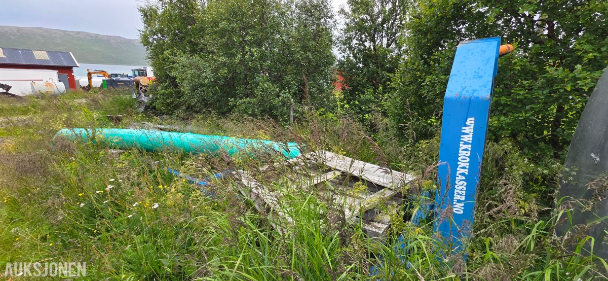 Krokkramme med ISO-fester til 20 fots container