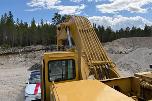 1993 mod. Cat 245 D gravemaskin på 71 tonn m/tannskuff. Sertifisert