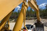 1993 mod. Cat 245 D gravemaskin på 71 tonn m/tannskuff. Sertifisert