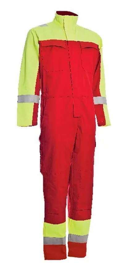 180 stk GSA Antiflame Coverall rød/gul (art GSA11080) str 58