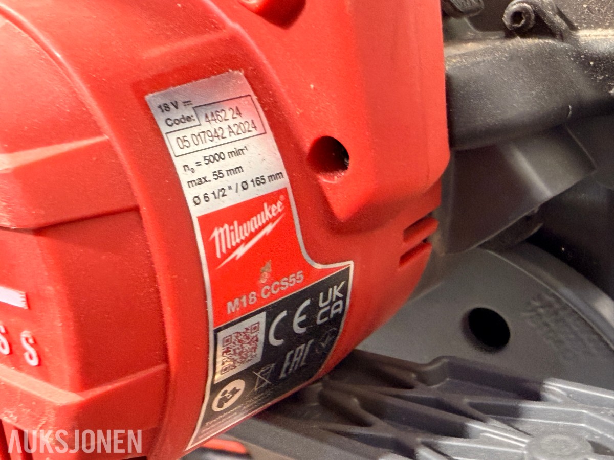 Milwaukee M18 elektroverktøy, batterier, verktøysett, redskaper og håndverktøy