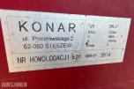 2019 Konar DR-27- 3 akslet brakke henger
