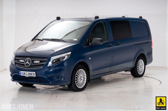 2022 Mercedes-Benz Vito 190 HK A2 4MATIC AUT ACC HENGERFESTE VARMER LED KAMERA 