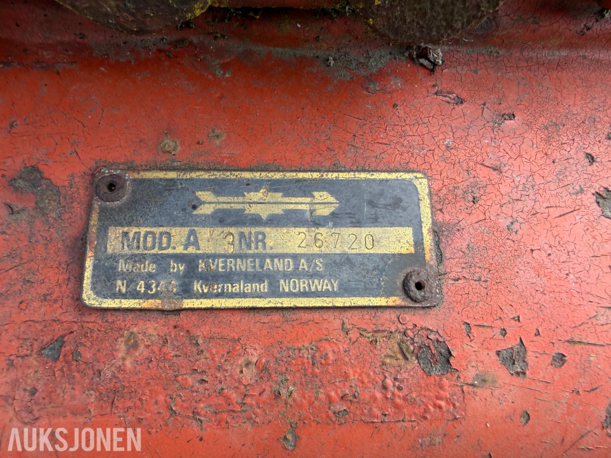 Kverneland Mod. A 3 / 2 skjærs plog