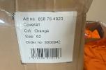 104 stk Univern Coverall orange str 44/52/62/64