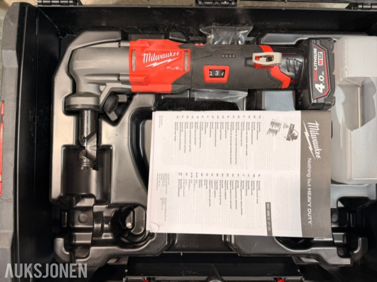 Verktøyparti med Milwaukee, Makita, Bosch, Hitachi og Basso