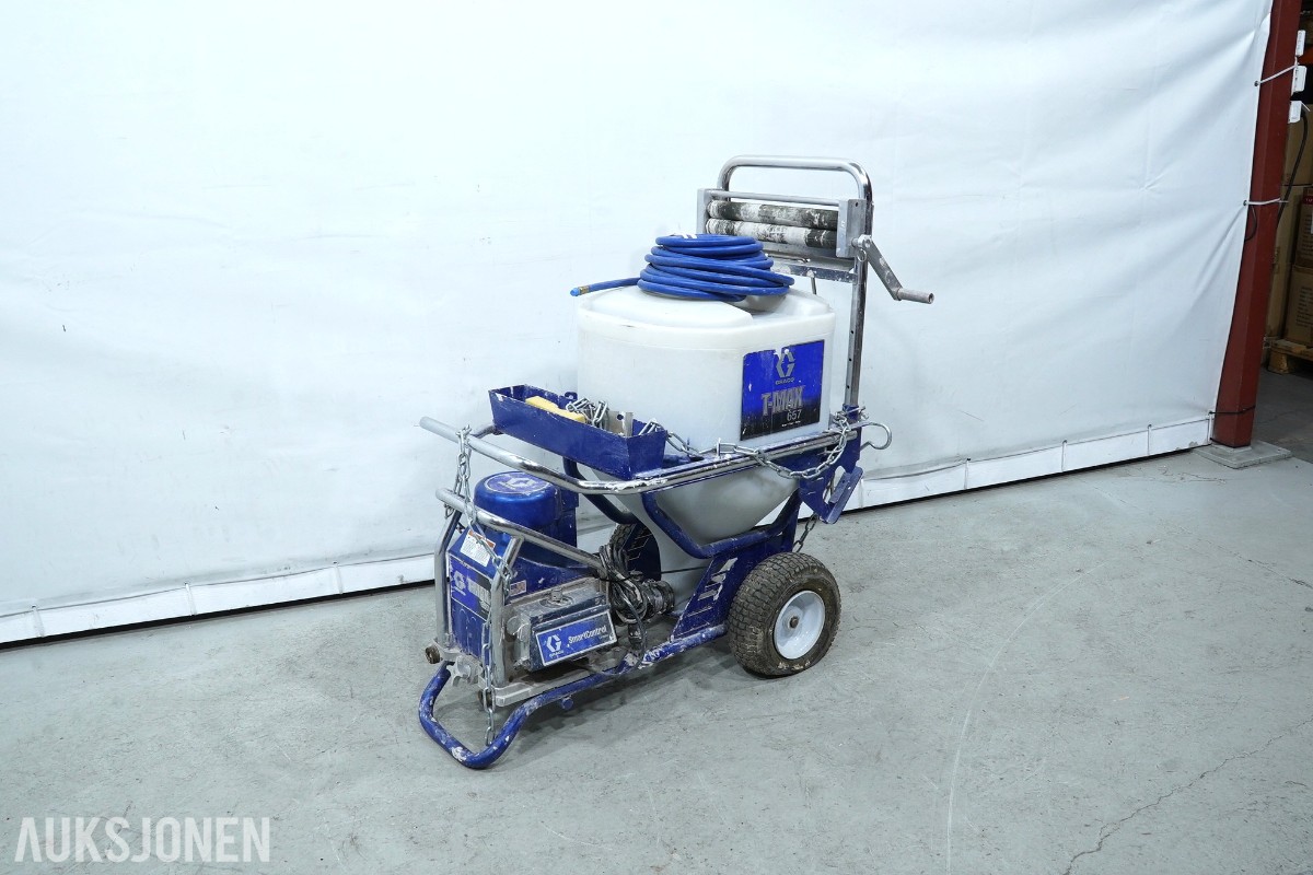 Graco T-Max 657 sparkel- og sprøytemaskin med slanger og sprøytepistol