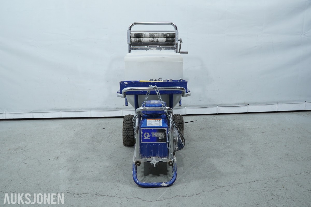 Graco T-Max 657 sparkel- og sprøytemaskin med slanger og sprøytepistol