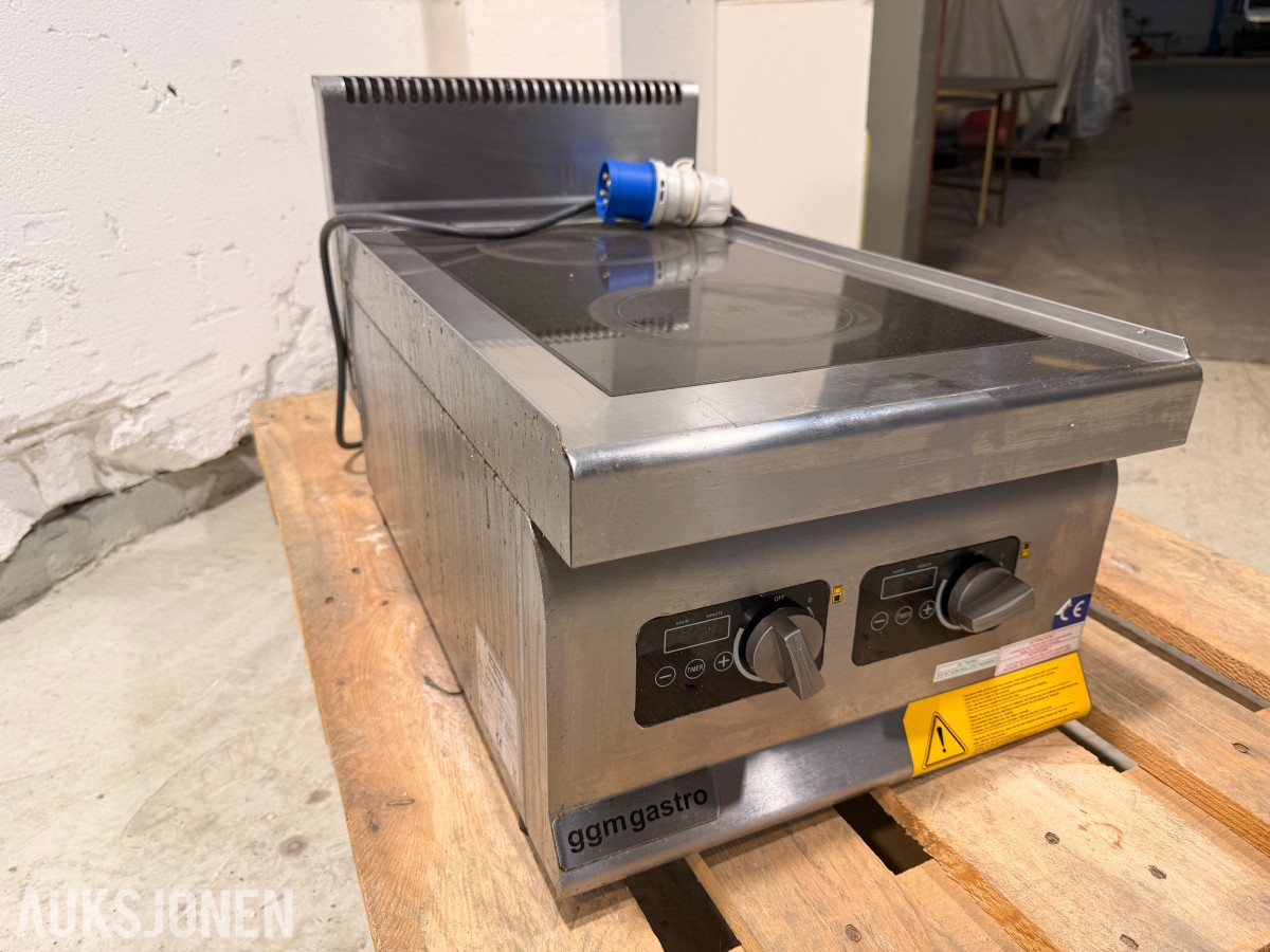 2022 GGM Gastro IDKE2 dobbel induksjonstopp – 6 kW