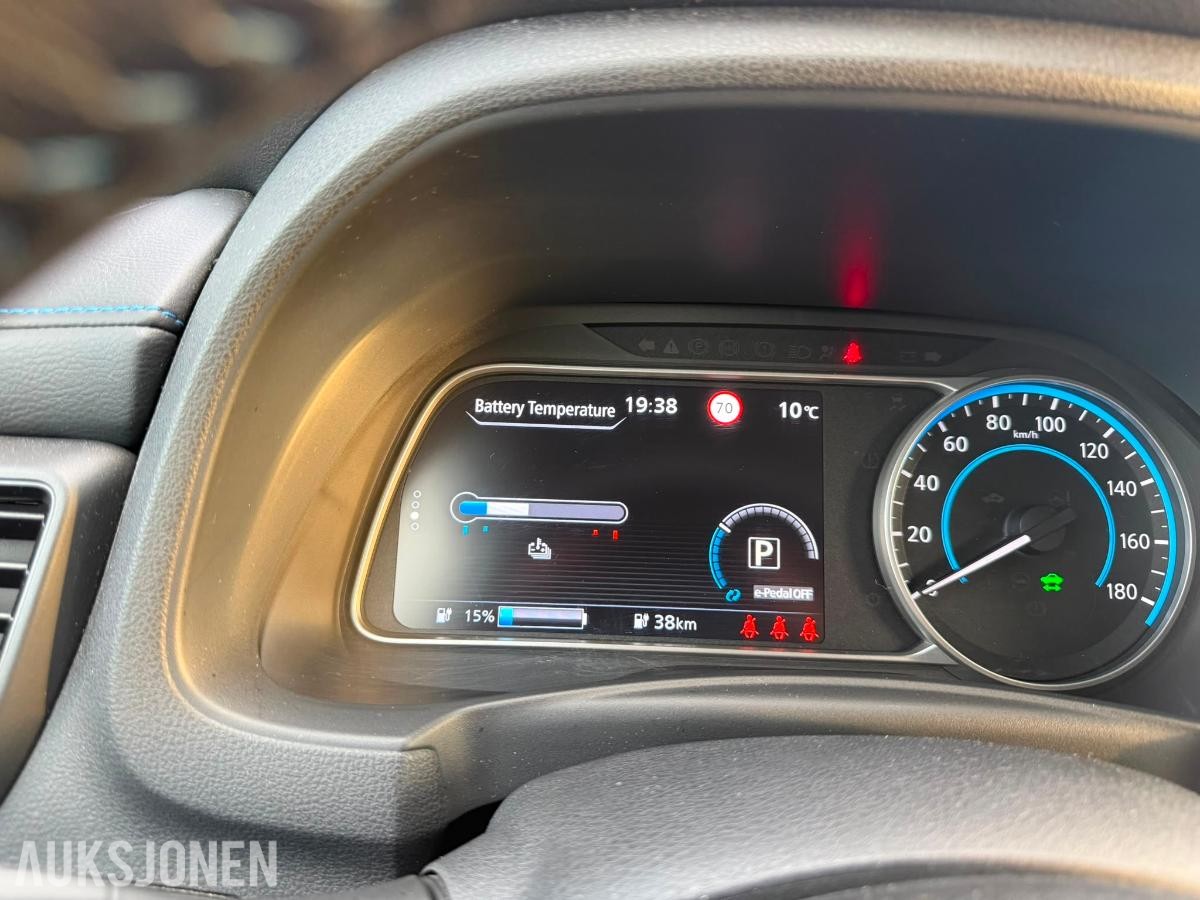 2018 Nissan Leaf 40kWh Ryggekamera, Cruisekontroll, rattvarme