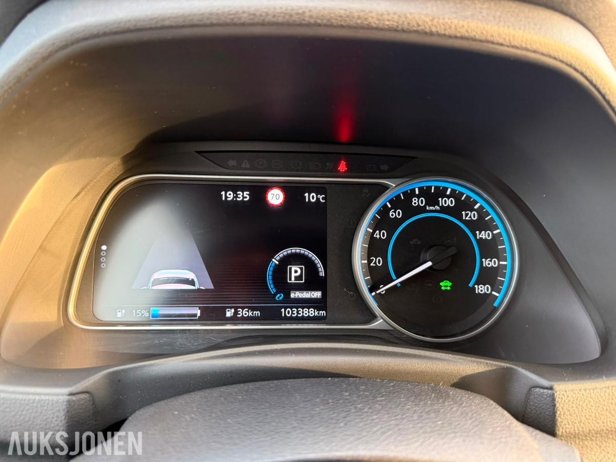 2018 Nissan Leaf 40kWh Ryggekamera, Cruisekontroll, rattvarme