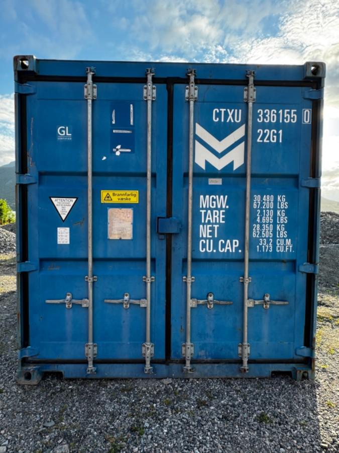 20 Fots lagercontainer med innredning