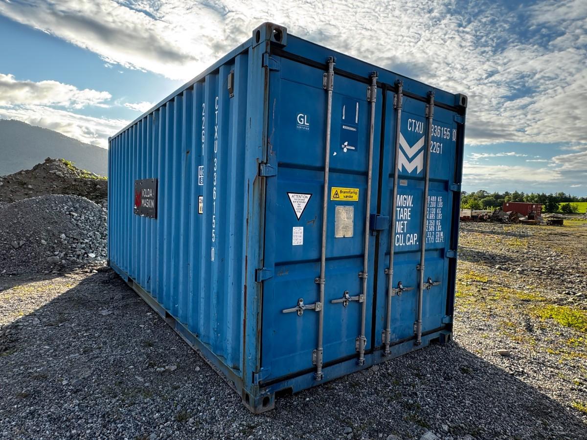 20 Fots lagercontainer med innredning