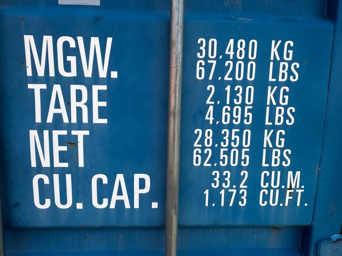 20 Fots lagercontainer med innredning